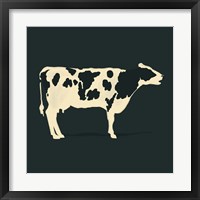 Framed 'Refined Holstein I' border=