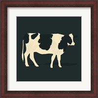 Framed 'Refined Holstein III' border=