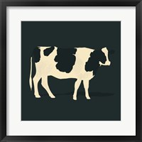 Refined Holstein III Framed Print