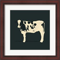 Framed 'Refined Holstein IV' border=