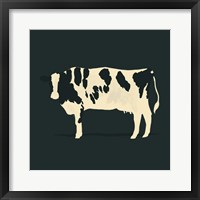 Refined Holstein V Framed Print