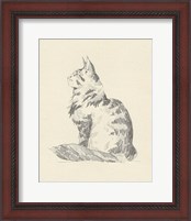 Framed 'House Cat II' border=