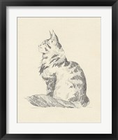 Framed 'House Cat II' border=