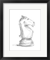 Chess Piece Study I Framed Print
