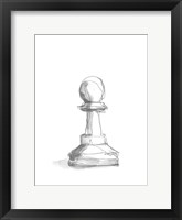 Framed Chess Piece Study VI