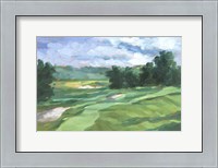 Framed Golf Course Study IV