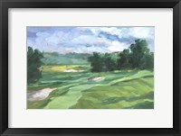 Golf Course Study IV Framed Print