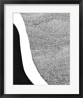 Framed Black & White Abstract I