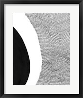 Framed Black & White Abstract II