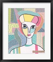 Pattern Lady II Framed Print