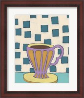 Framed 'Mid Morning Coffee III' border=