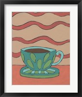 Framed 'Mid Morning Coffee IX' border=