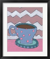 Framed 'Mid Morning Coffee V' border=