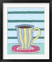 Framed 'Mid Morning Coffee VI' border=