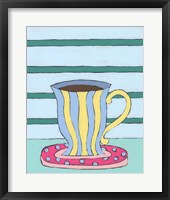 Framed 'Mid Morning Coffee VI' border=