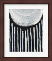 Framed 'Ivory & Black II' border=