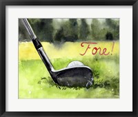 Framed Tee Off Time IV