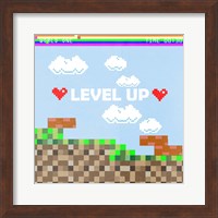 Framed 'Level Up I' border=