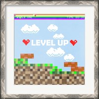 Framed 'Level Up I' border=