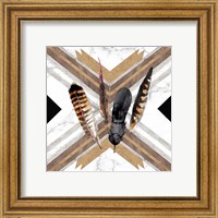 Framed 'Santa Fe Skulls IV' border=