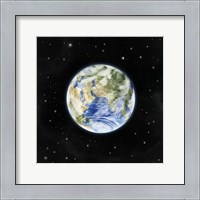 Framed 'Earth From Afar II' border=