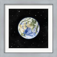 Framed 'Earth From Afar II' border=