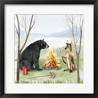 Camp Crashers I Framed Print