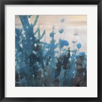 Going In Blue I Framed Print