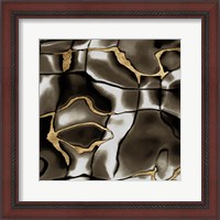 Framed 'Golden Shimmer I' border=