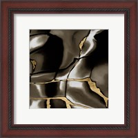 Framed 'Golden Shimmer III' border=