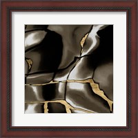 Framed 'Golden Shimmer III' border=