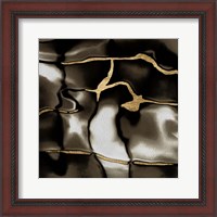 Framed 'Golden Shimmer IV' border=