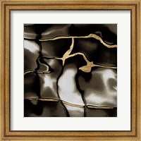 Framed 'Golden Shimmer IV' border=