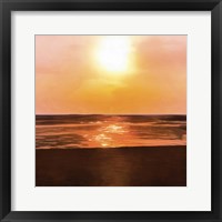 Framed 'Sunset Dreams I' border=