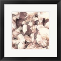 Framed 'Blush Shaded Leaves III' border=