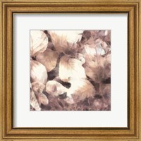 Framed 'Blush Shaded Leaves IV' border=