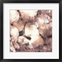 Framed 'Blush Shaded Leaves IV' border=