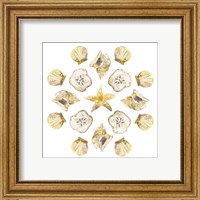 Framed 'Seaside Kaleidoscope IV' border=