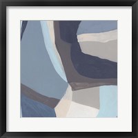 Framed 'Blue Chrysalis I' border=