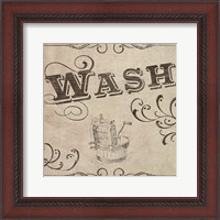 Framed 'Vintage Laundry Signs II' border=