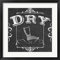 Framed 'Vintage Laundry Signs III' border=