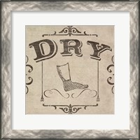 Framed 'Vintage Laundry Signs IV' border=