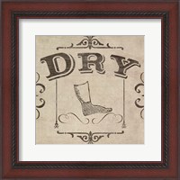 Framed 'Vintage Laundry Signs IV' border=