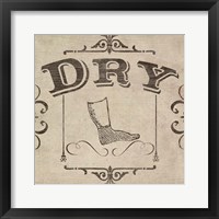 Framed 'Vintage Laundry Signs IV' border=