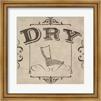 Framed 'Vintage Laundry Signs IV' border=