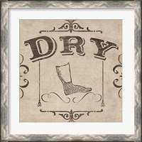 Framed 'Vintage Laundry Signs IV' border=