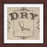 Framed 'Vintage Laundry Signs IV' border=