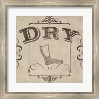 Framed 'Vintage Laundry Signs IV' border=