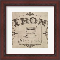 Framed 'Vintage Laundry Signs VI' border=