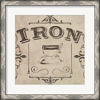 Framed 'Vintage Laundry Signs VI' border=